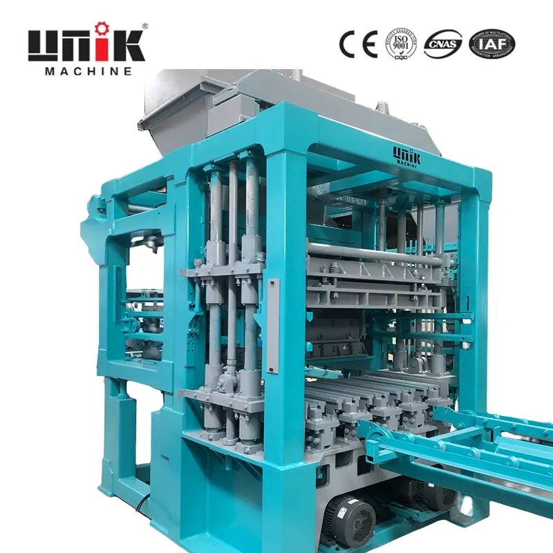 Pandhuan utama kanggo mesin blok interlock ing konstruksi