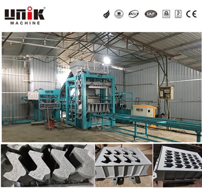 Mesin Formulir Blok Konkrit